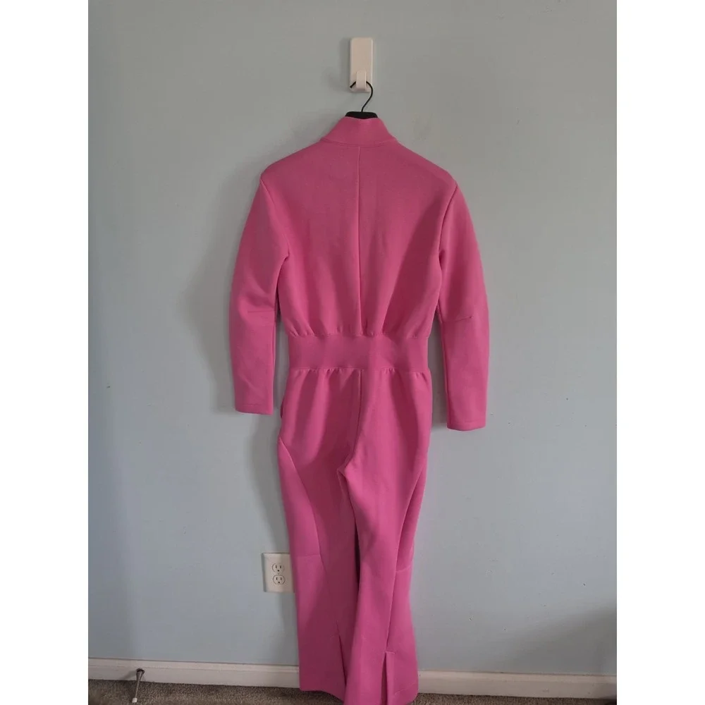 NEW $185 Nike Sportswear Tech Fleece Jumpsuit  Pink  Ski Athleisure Women Size M